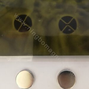 Customized Size 4-Pole Neodymium Disc Magnet Wwith Nickle