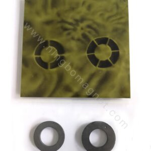 Customized Size Ferrite Ring Magnet with Multi-Poles Used For Motor