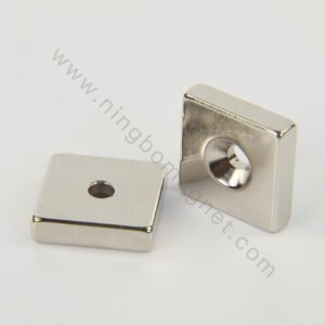 Permanent NdFeB Magnet, Block Shape with Nickle Plating