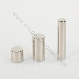 Neodymium Rod Magnet, Small Cylinder with Nickle Plating