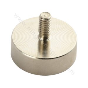 Neodymium Pot NdFeB Magnet Type C Magnet Pot With Nickel Coating